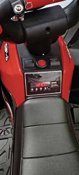 ATV copii Homcom 12v 12ah Bluetooth radio casca bonus
