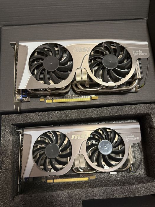 „Placă video MSI N560GTX-Ti Twin Frozr II/OC – funcțională, SH”