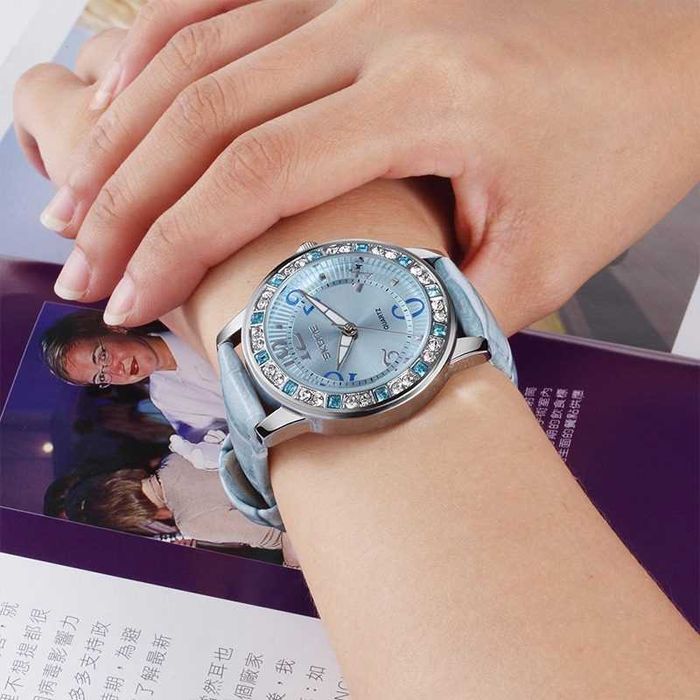 SKONE - ceas de damă la modă albastru