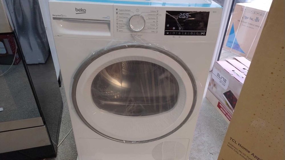 А++ Сушилня с термопомпа Beko-Беко 7 кг Slim SteamCure OptiSense