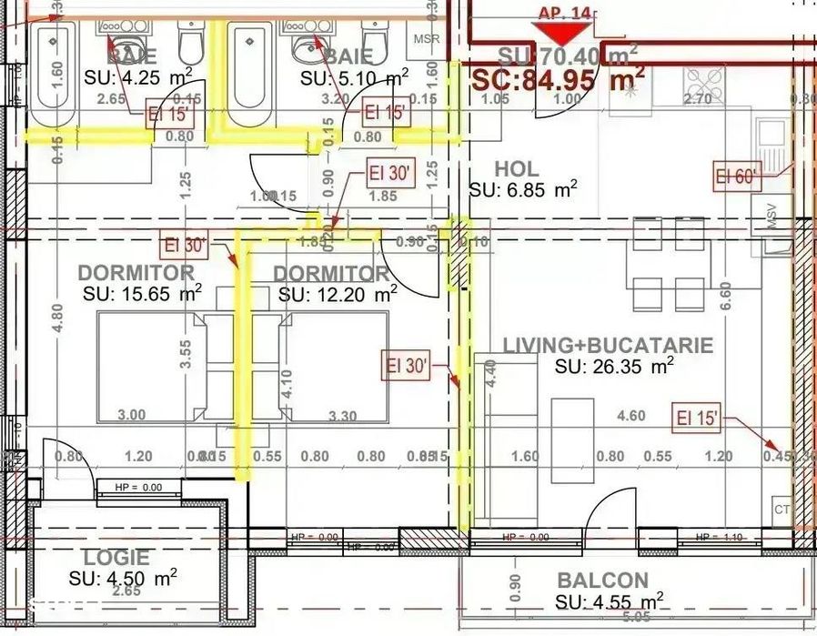 Finalizat Apartament 3 Camere Metrou 12 minute Mutare Rapida