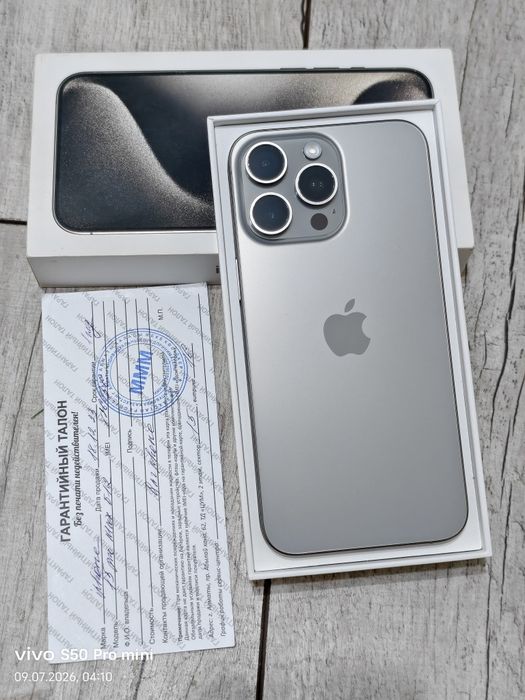 iPhone 15 Pro Max 512 gb ёмкость 90
