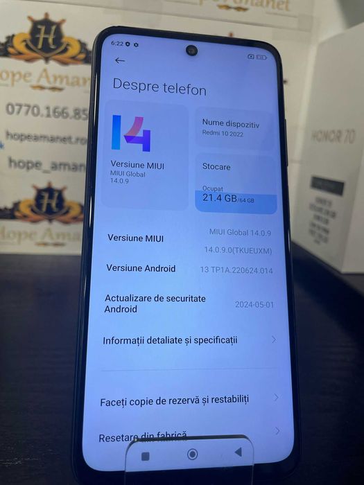 Hope Amanet P10/Redmi Note 10