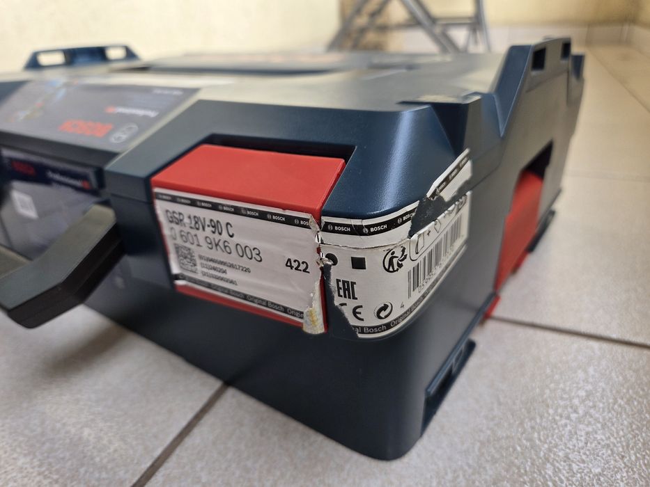 Акумулаторен винтоверт BOSCH GSR 18V-90 C 06019K6003 2 батерии зарядно