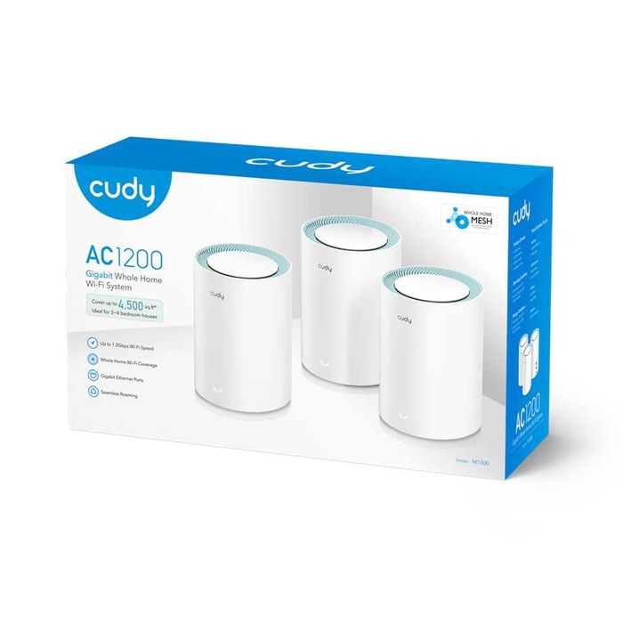MESH система - Cudy M1300 (1 Pack) - AC1200 Gigabit