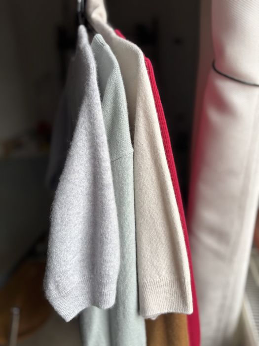 Tricou din casmir HM bej