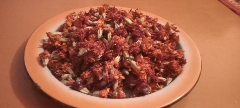 Цветки бархатцев сушеные