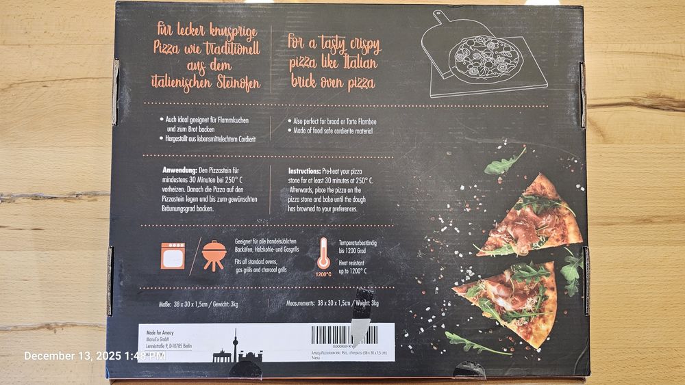 Piatra copt pizza Amazy