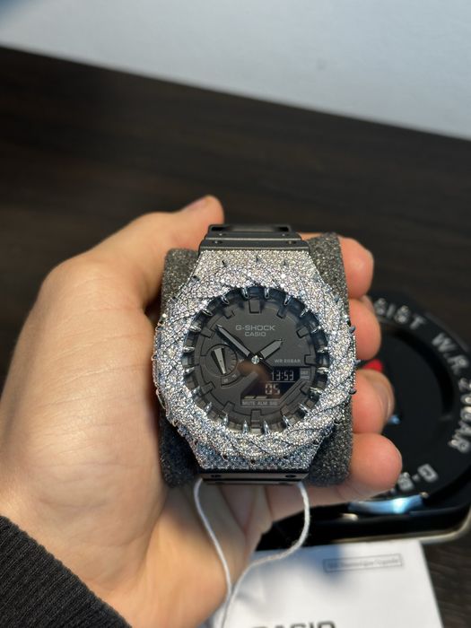 Ceas Casio G-Shock Iced Out Custom VVS1 Moissanite