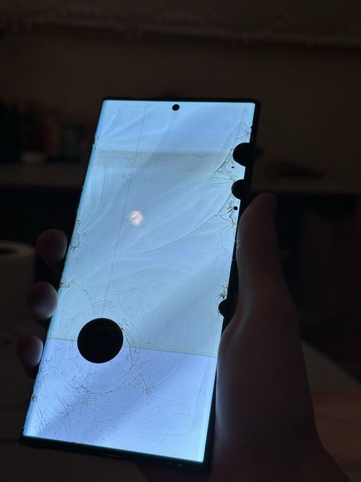 s22 ultra битый экран