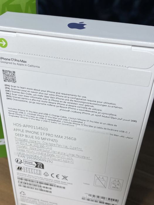 iPhone 17 Pro Max  • 256 GB • Deep Blue