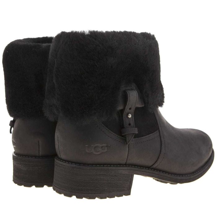 UGG AUSTRALIA № 36/37 – Водоустойчиви боти от ест. кожа и вълна нови