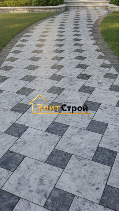 Брусчатка с мраморным эффектом