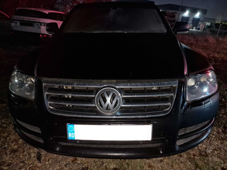 Fata completa Volkswagen Touareg 2003 2006 faruri bi-xenon capota bara
