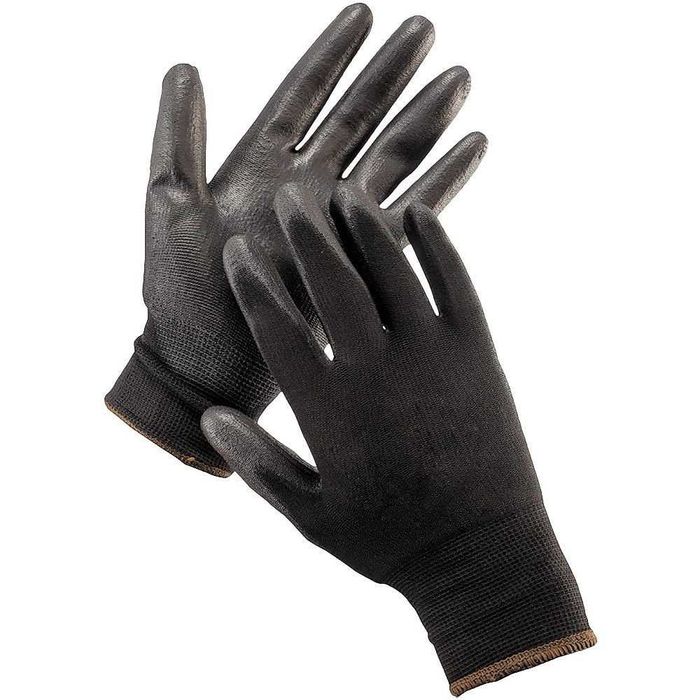 Manusi textil+cauciuc.Manusi mecanica 12 perechi/set M,L,XL+XXL.Manusi mecanica cauciuc rezistent.