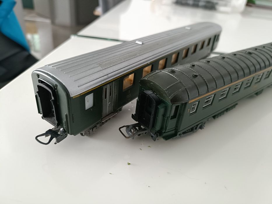 Macheta vagoane călătorii Cisternă trenuleț electric