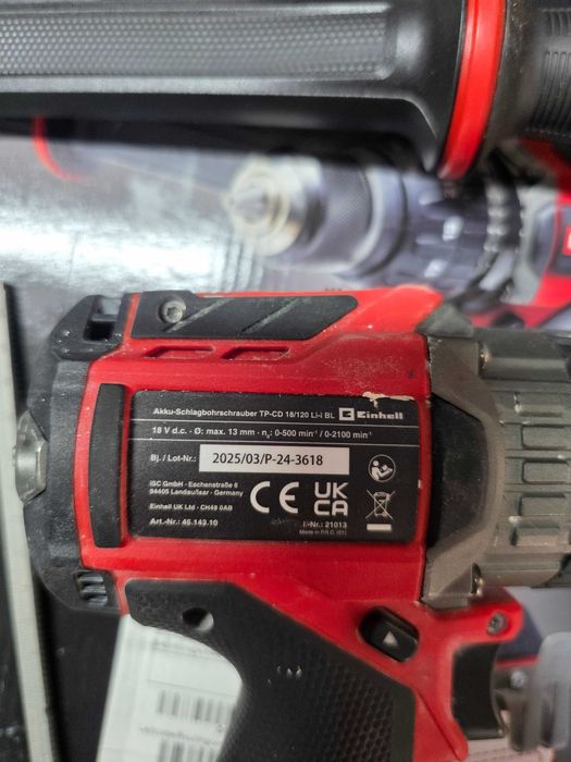 Borasina de Gaurit Einhell cu Impact fara Fir Professional TP-CD 18/120 Li-i BL 18V