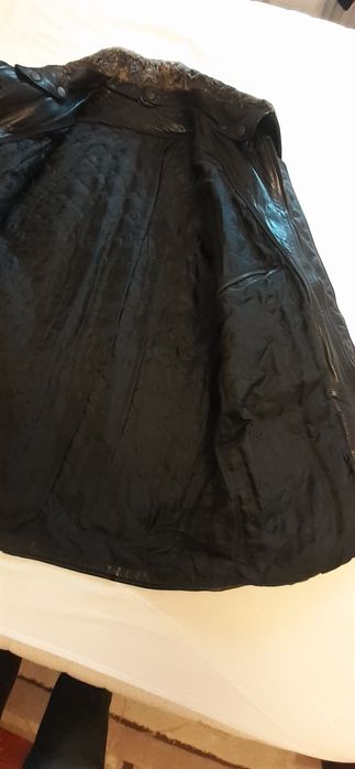 Мъжка кожена(телешка)шуба р-р 54-56