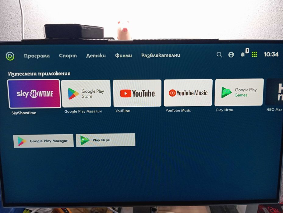 Yettel TVBox AndroidTV, ново с кутия и аксесоари