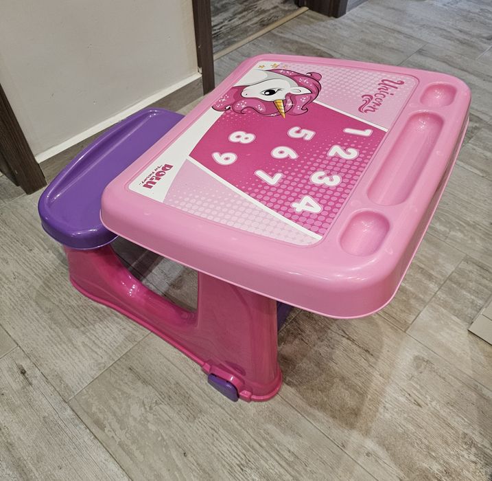 Детски чин с пейка Dolu Unicorn