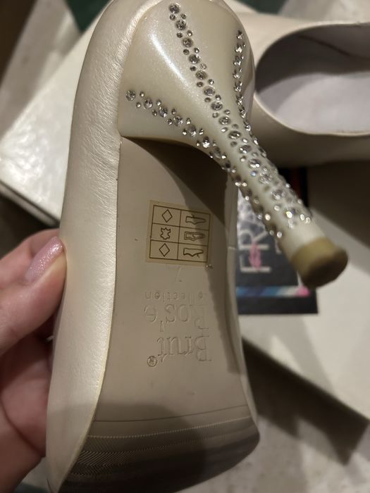 Туфли цвет айвори