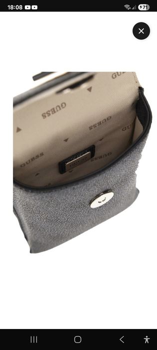 Poseta de carduri si telefon culoare neagra