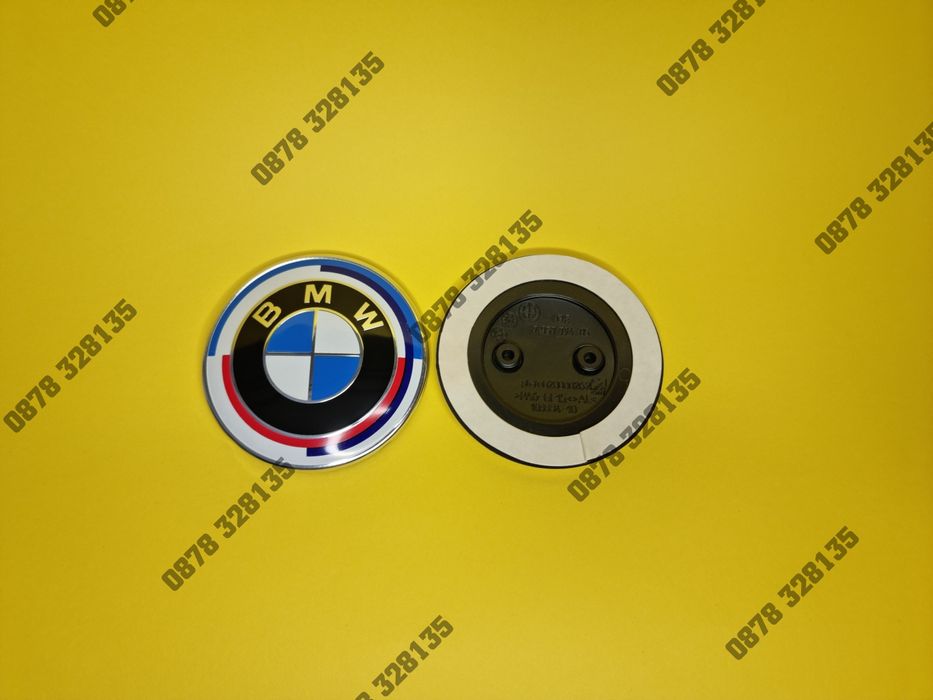 Алуминиева емблема Бмв за преден капак 82мм Bmw F10 F11 F30 F31