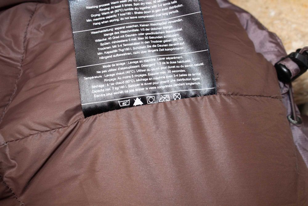 Bergans of Norway Sauda дамско пухено яке кафяво качулка пълнеж пух XL