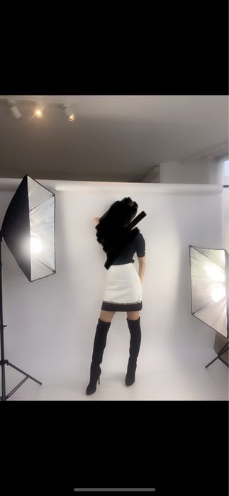 Фото студио комплект – софтбоксове Dynaphos + Ring Light + фон