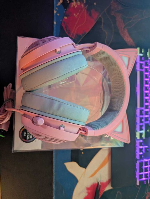 Casti Razer Kraken 2019 Kitty Edition