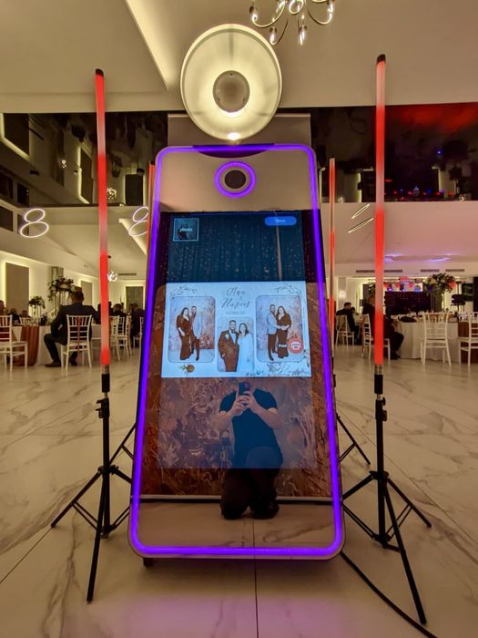 Cabină foto, 360 video, fum greu, artificii, gender reveal