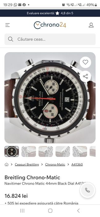 Ceas ORIGINAL Breitling Crono Matic Edition Speciale