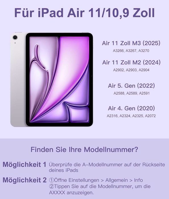 Husă Premium cu Tastatură Wireless Iluminată (iPad Air / Pro 11")