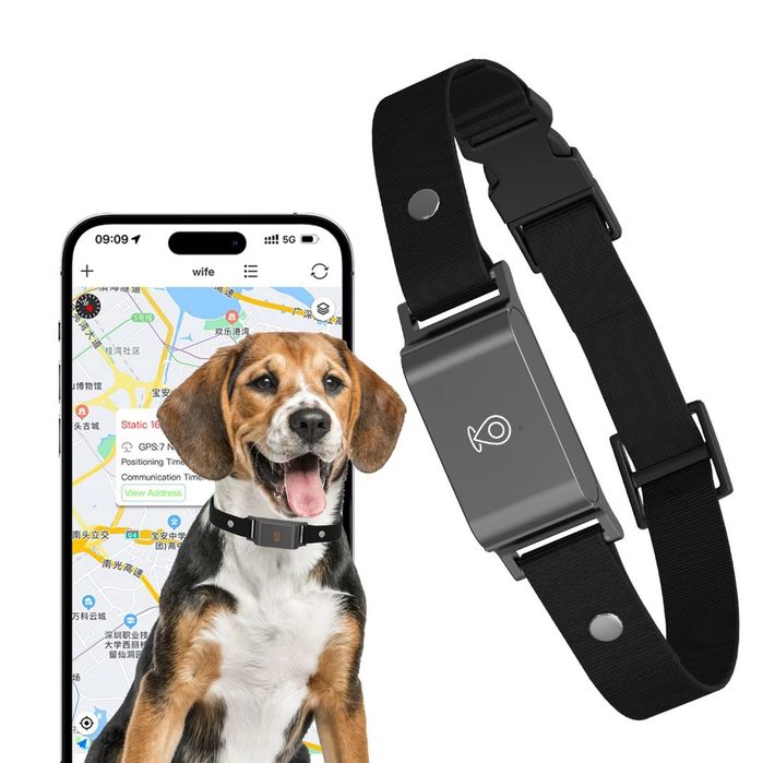 Zgarda cu GPS pt animalele de companie