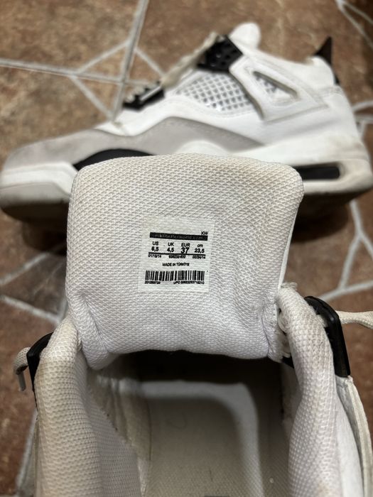 Jordan 4 Military Black Marimea 37