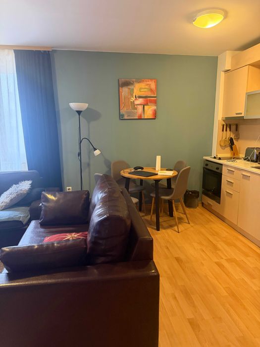 Двустаен апартамент в Пирин Ривър, Банско - напълно обзаведен с камина