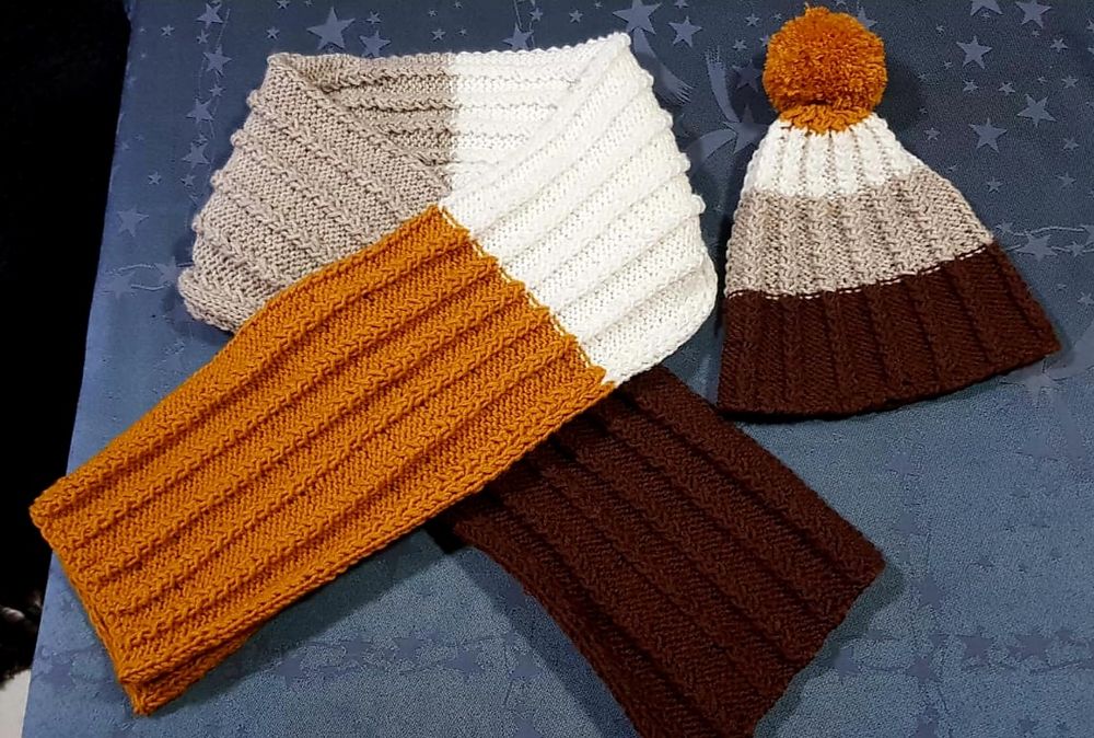 Set handmade lână / acryl