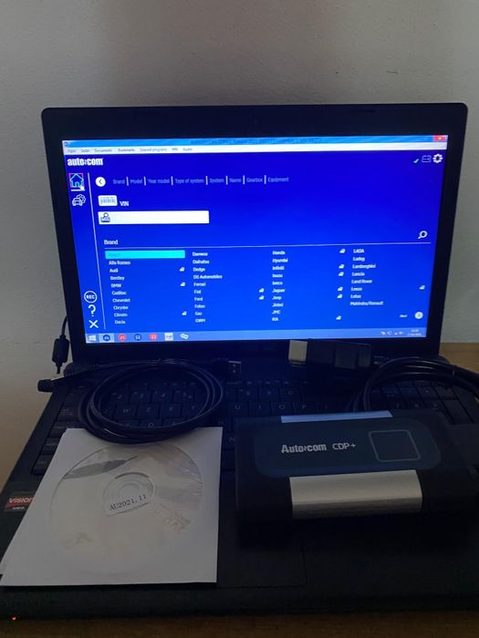Kit diagnoză laptop Asus & tester Autocom CDP+