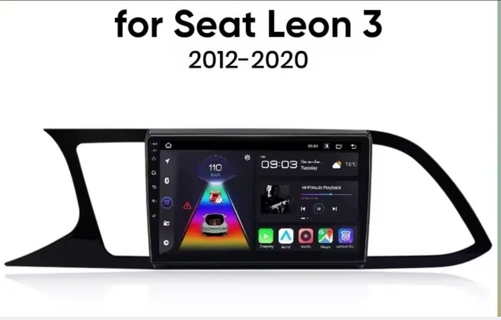 Navigatie Android dedicata pentru SEAT LEON 3 (2012-2020).
