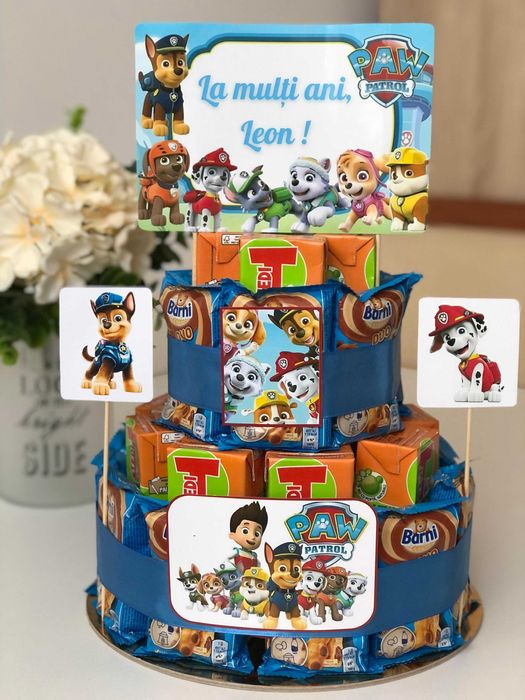 Tort gradinita, cresa, scoala, tort dulciuri ambalate, Kinder, Tedi