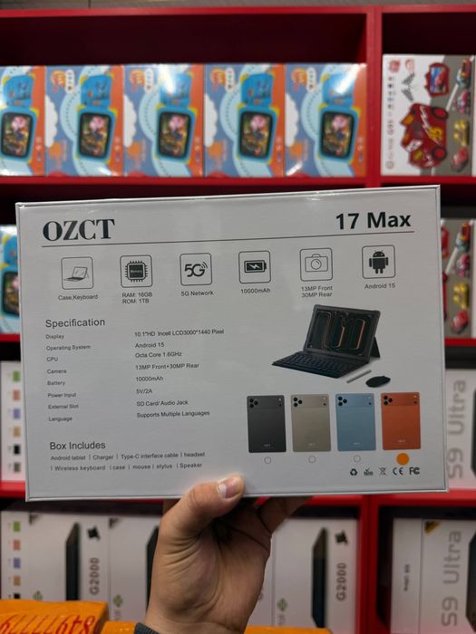 Ozct 17 pro max планшет