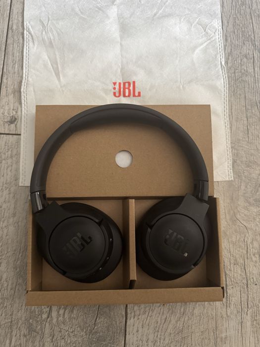 Casti audio Over-Ear JBL Tune 770NC, Wireless, ANC, Bluetooth, Multi-Point, Negru