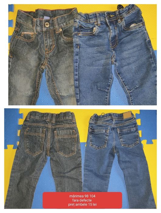 Set 2 perechi de blugi și hanorac 98-104