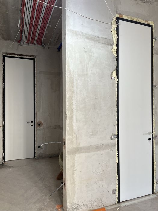 Установка скрытых дверей