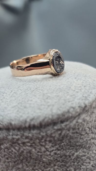 ‼️Златен пръстен с камея - Царска Русия‼️