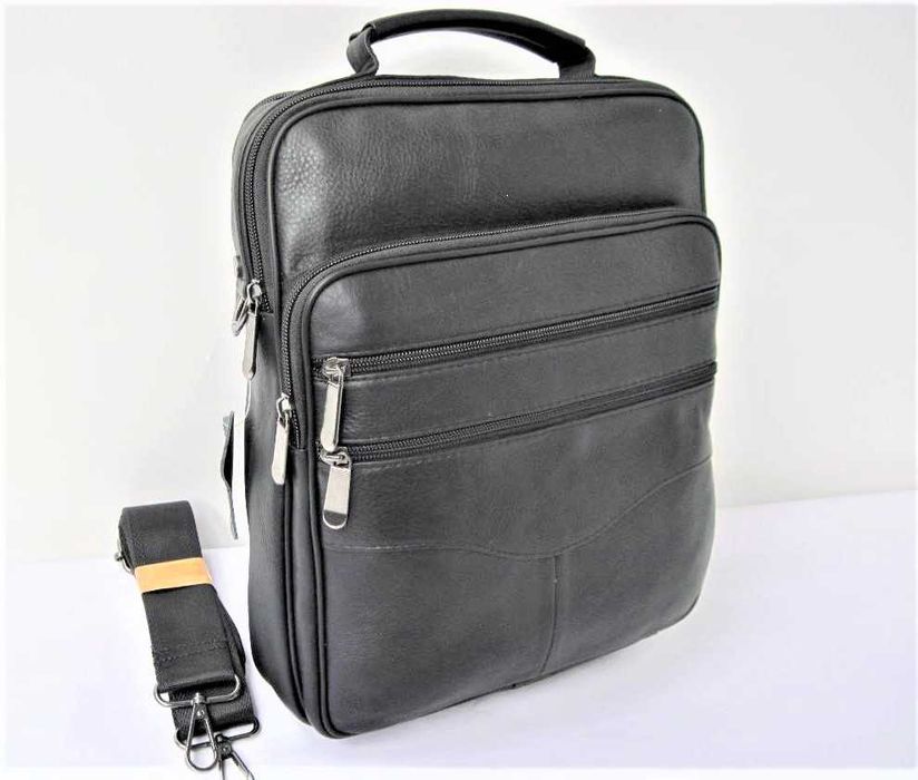 Borseta mare din piele - 30 x 23 x 8 cm