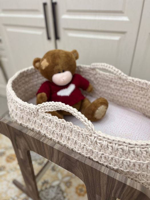 Плетеная люлька калыбель