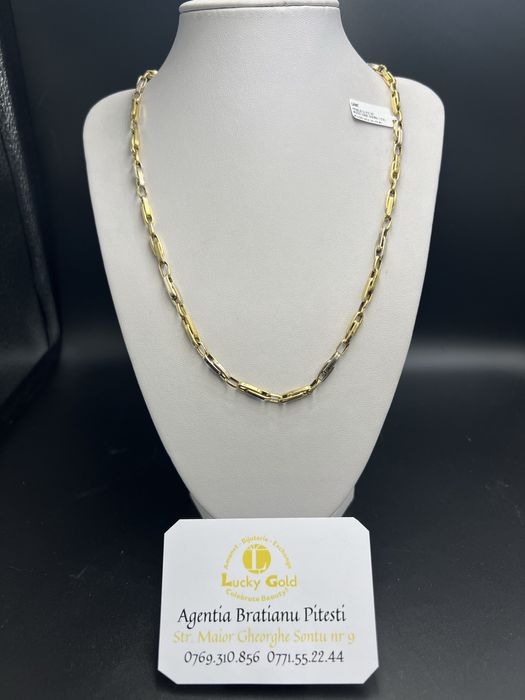 Lant aur 18 k 13,85 gr lungime 50 cm cod 25297