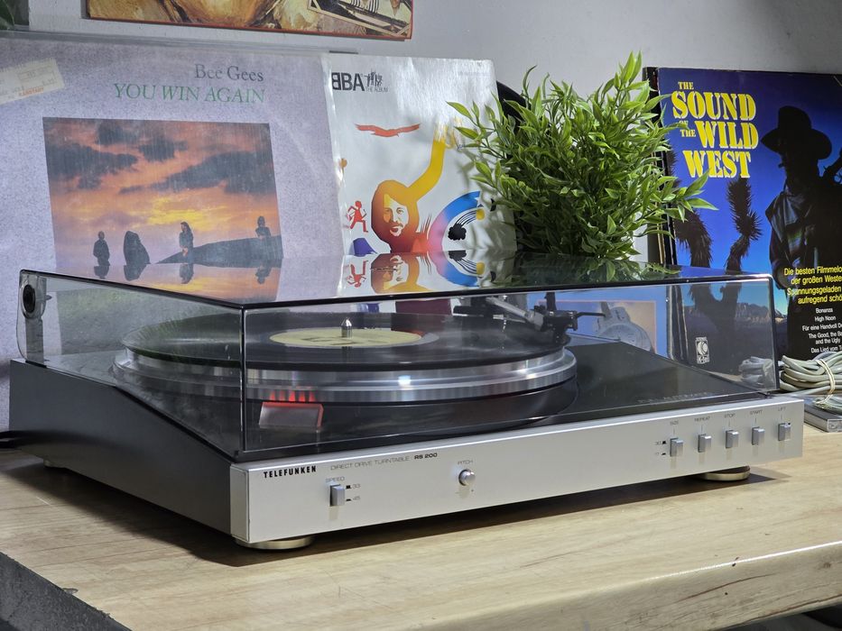 Pick-up TELEFUNKEN RS 200, full automatic,  direct drive ,hifi vintage