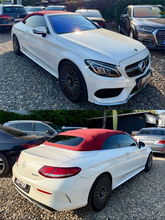 • Mercedes C Classe 2018 •  C200 4 Matic CABRIO / Extra full / Burmester / Soft Top Visiniu • Parc Auto / Rate / Garantie •
